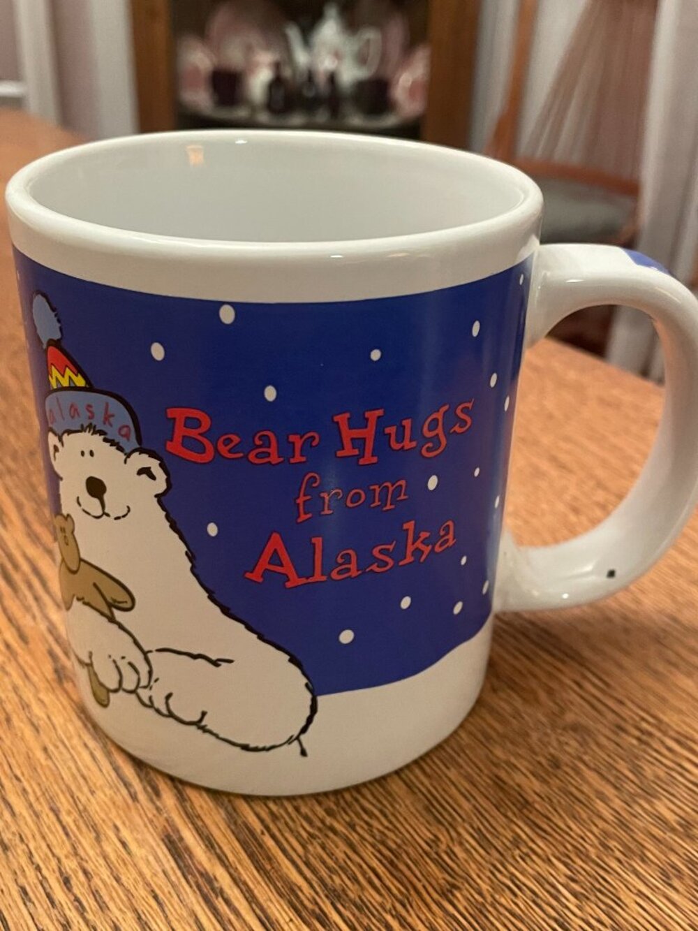 Bear Hugs from Alaska Polar Bear Coffee Cup Mug by Alaska Jacks 20 ounces*